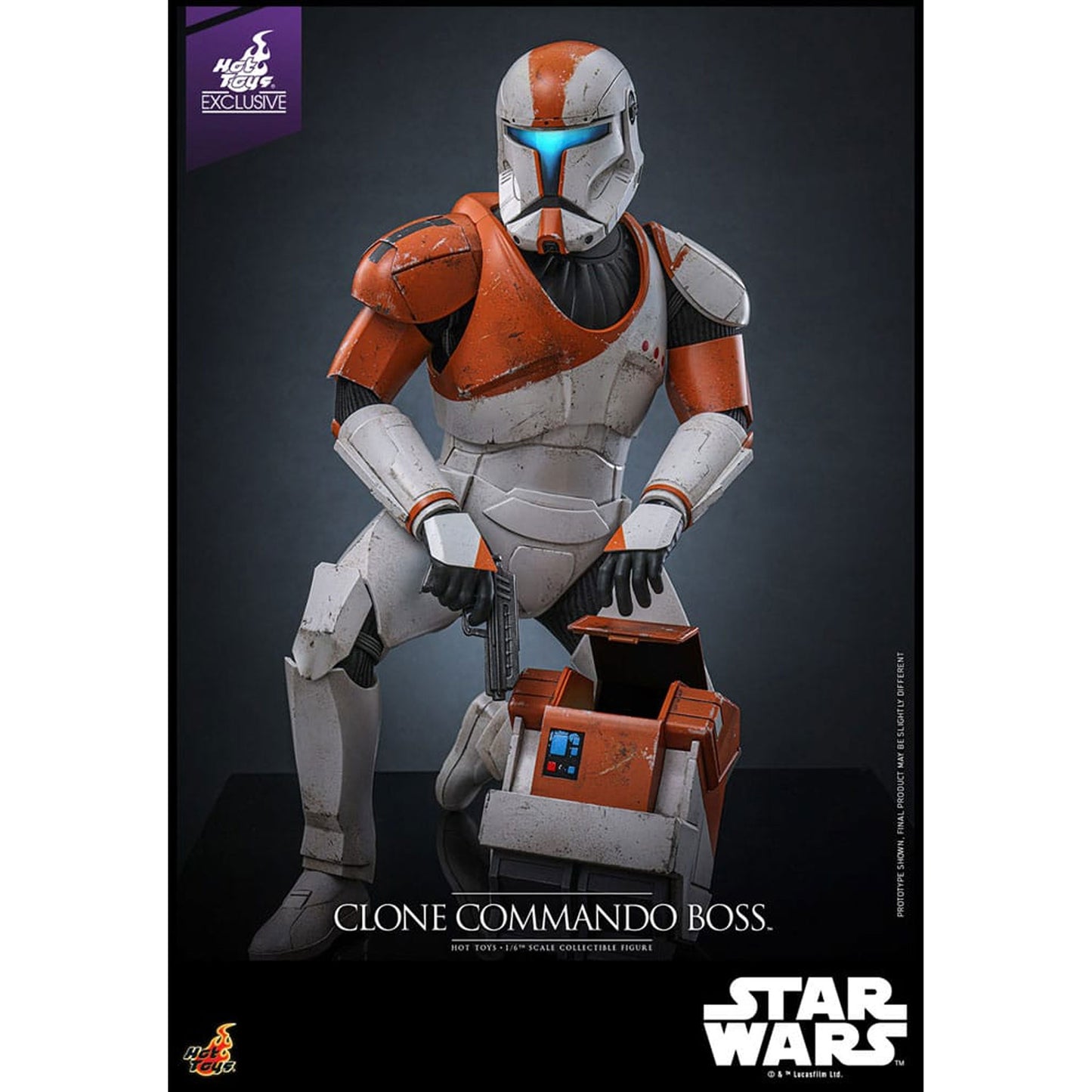 Star Wars: The Clone Wars Action Figure 1/6 Clone Commando Boss Hot Toys Exclusive