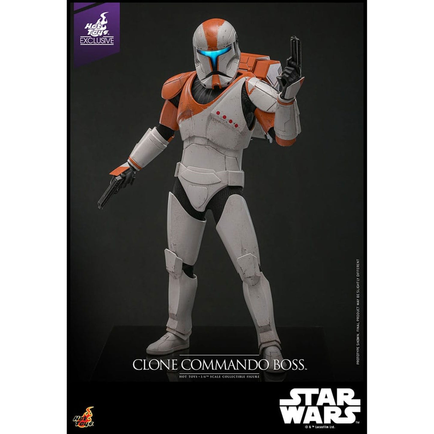 Star Wars: The Clone Wars Action Figure 1/6 Clone Commando Boss Hot Toys Exclusive