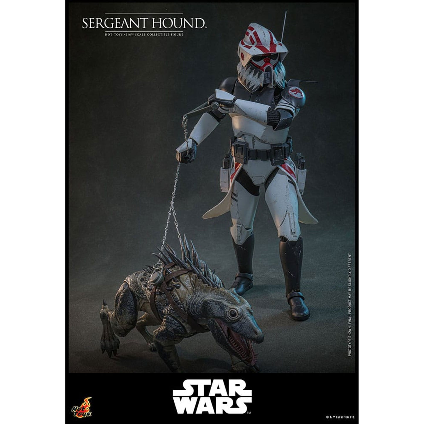 Star Wars: The Clone Wars Action Figure 1/6 Sergeant Hound