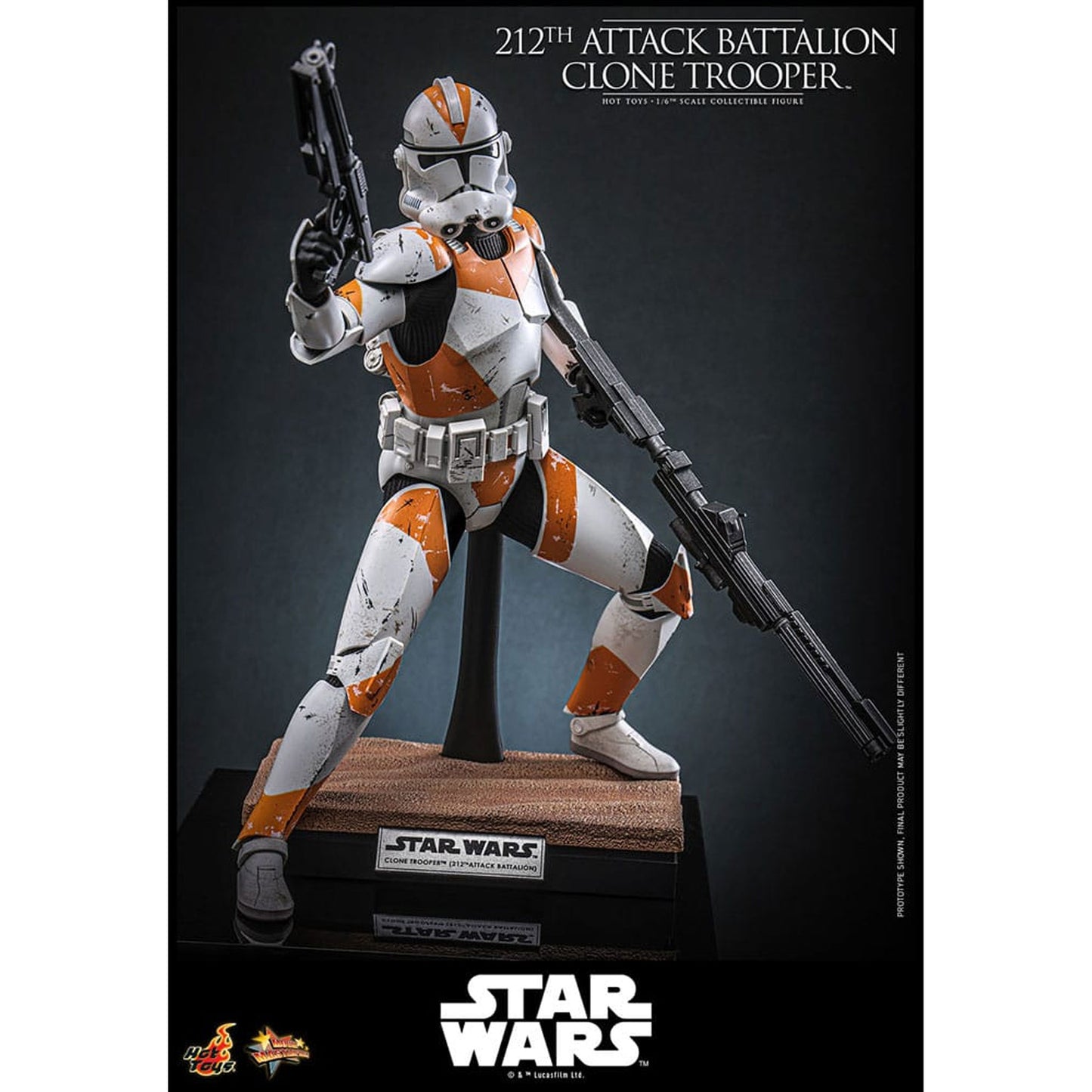 Star Wars: The Clone Wars 1/6 212th Attack Battalion Clone Trooper -Action Figure