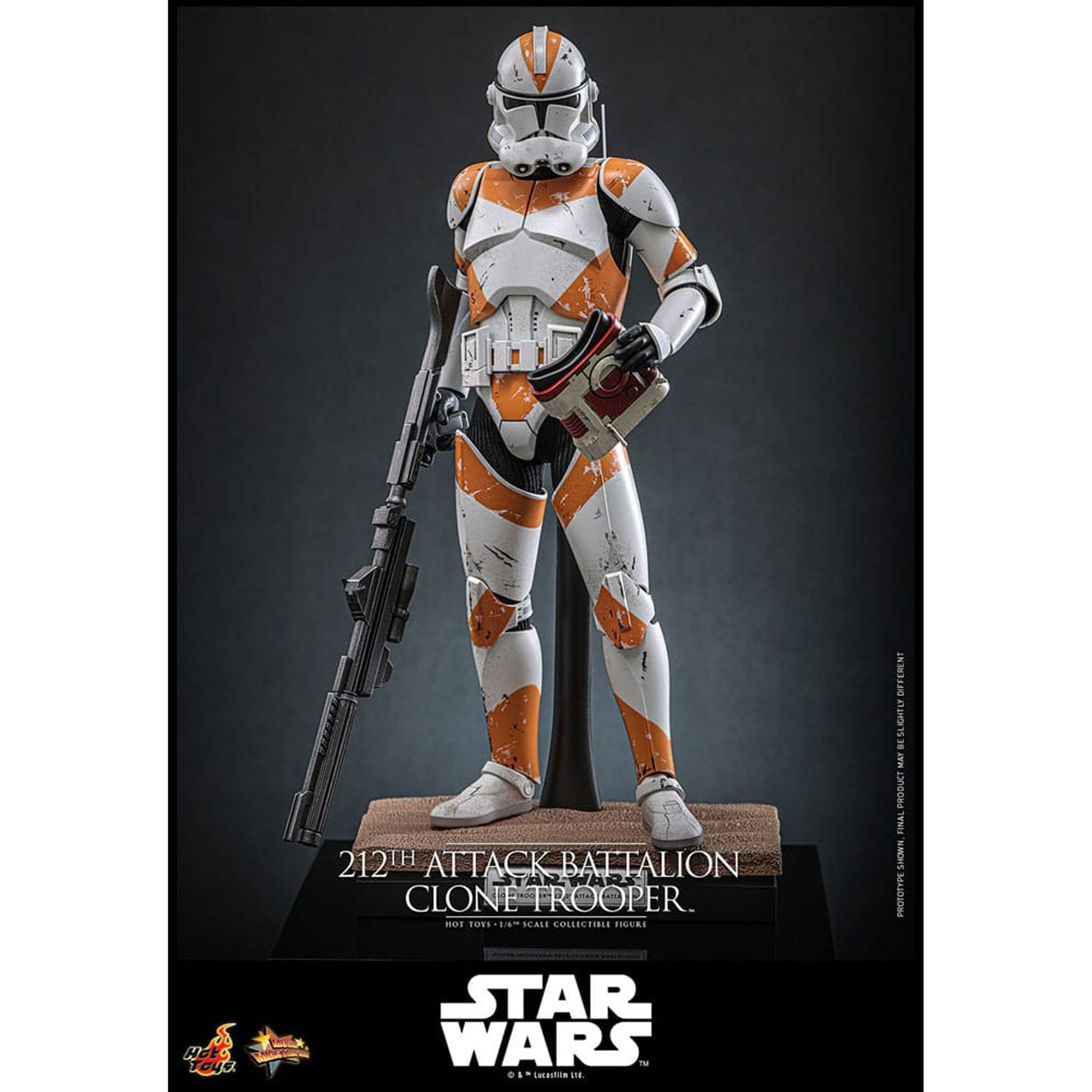 Star Wars: The Clone Wars 1/6 212th Attack Battalion Clone Trooper -Action Figure