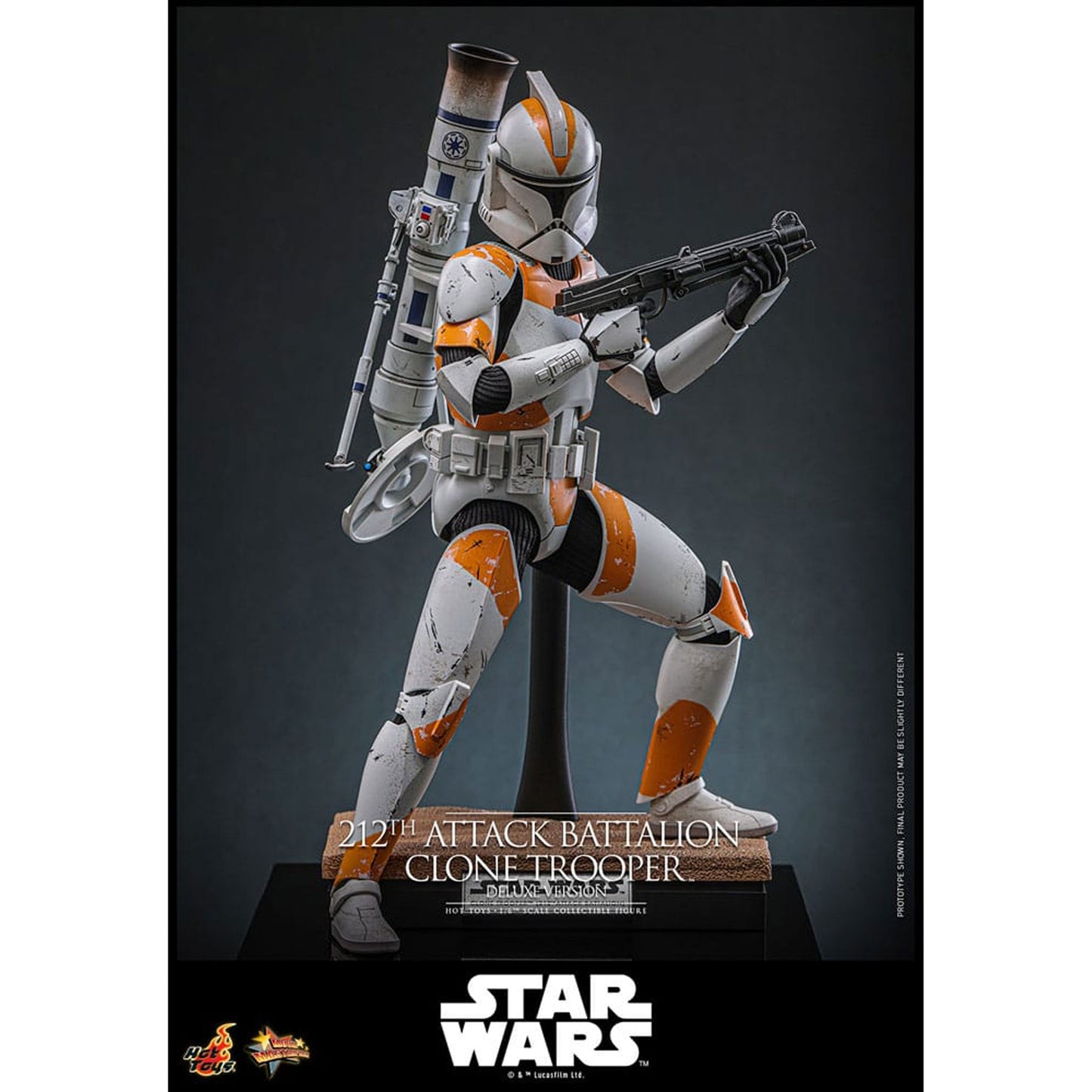 Star Wars: The Clone Wars 1/6 212th Attack Battalion Clone Trooper Deluxe Version -Action Figure