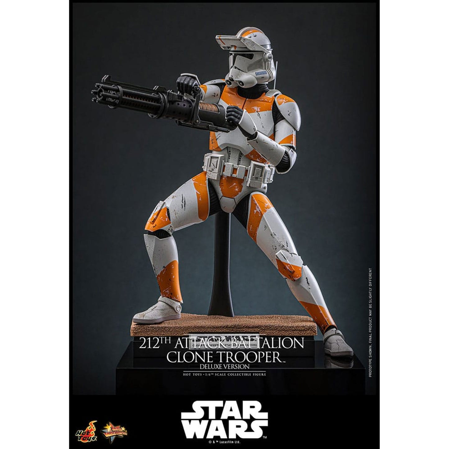 Star Wars: The Clone Wars 1/6 212th Attack Battalion Clone Trooper Deluxe Version -Action Figure