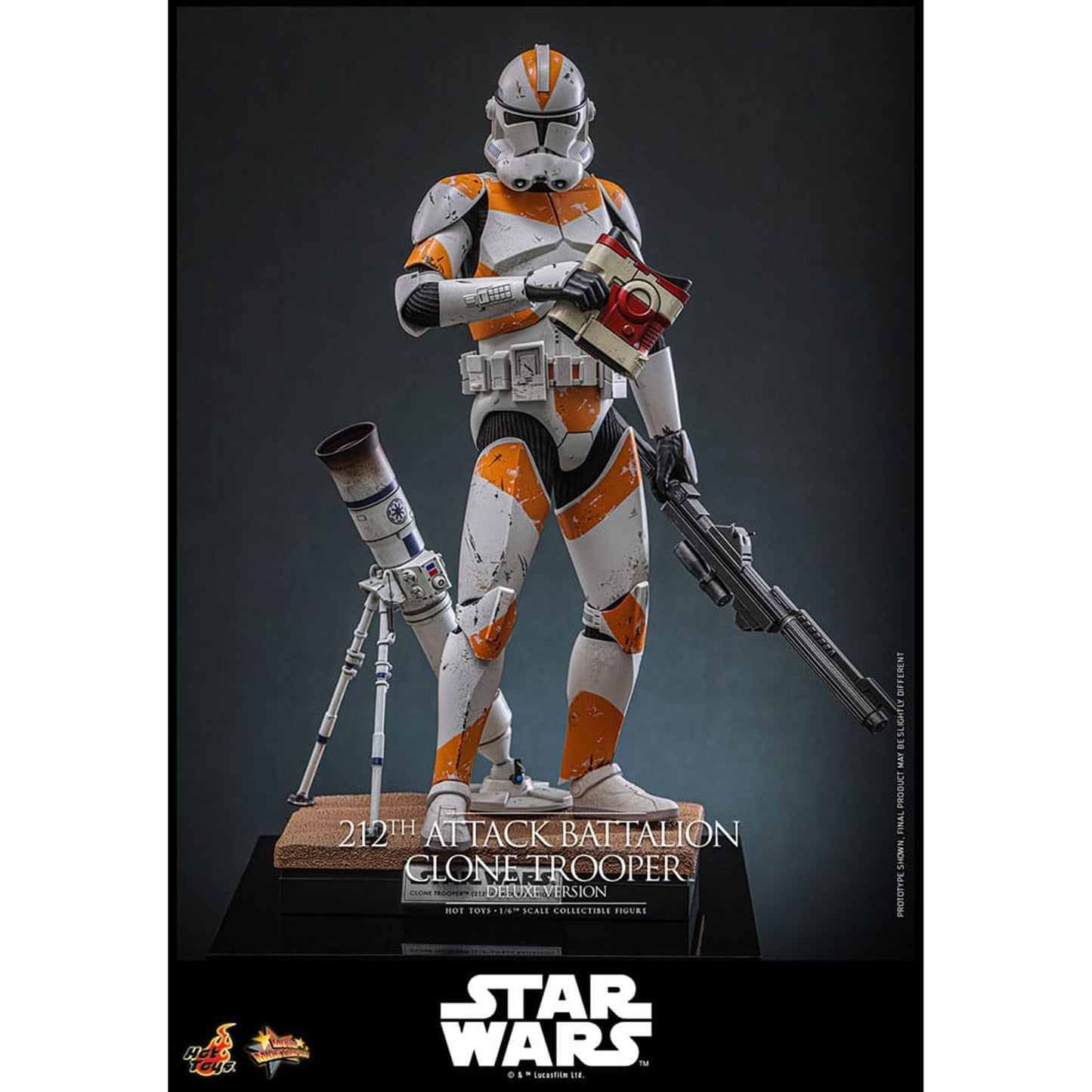 Star Wars: The Clone Wars 1/6 212th Attack Battalion Clone Trooper Deluxe Version -Action Figure