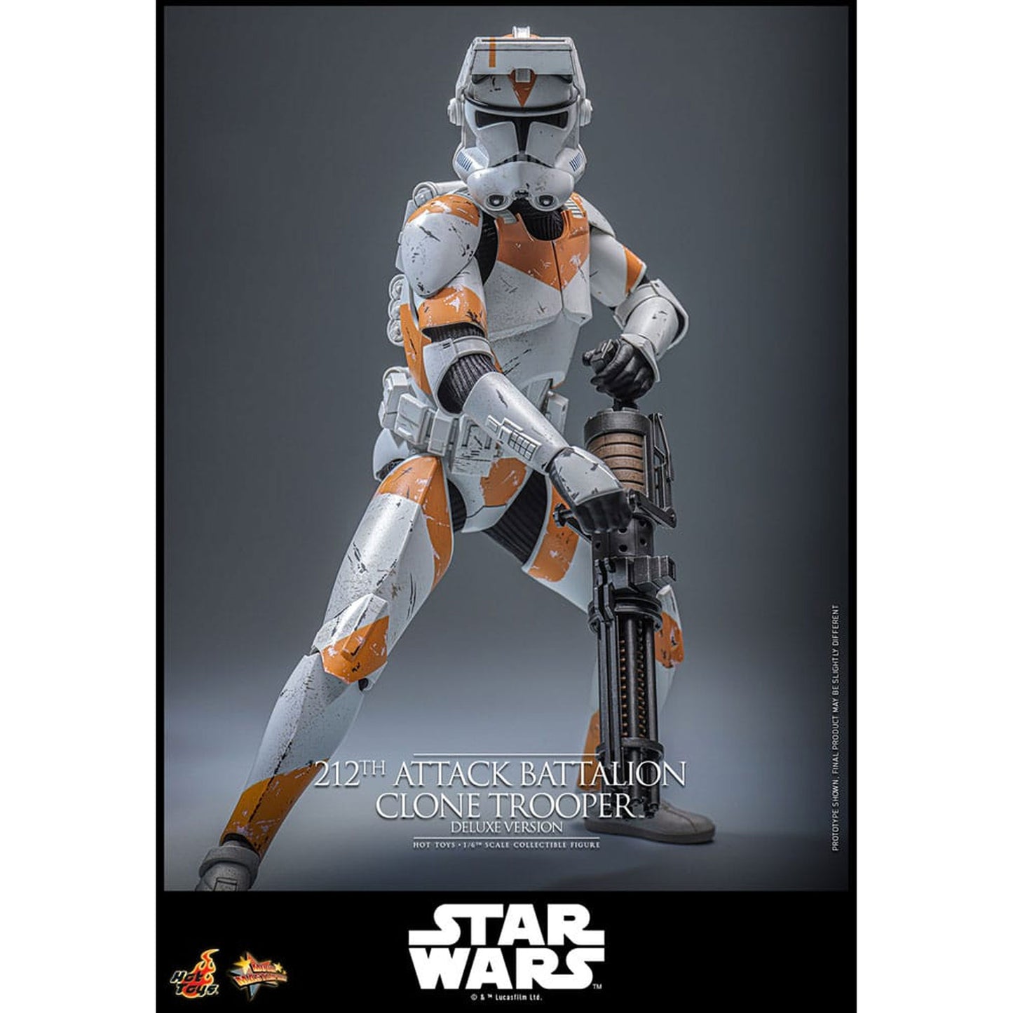 Star Wars: The Clone Wars 1/6 212th Attack Battalion Clone Trooper Deluxe Version -Action Figure