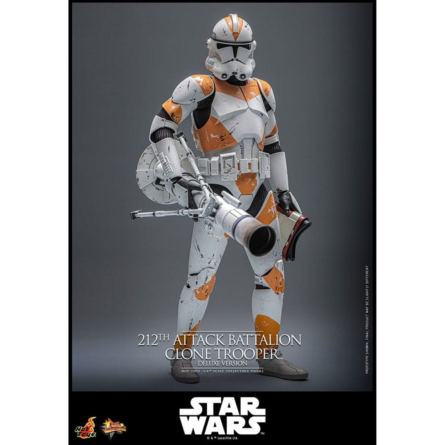 Star Wars: The Clone Wars 1/6 212th Attack Battalion Clone Trooper Deluxe Version -Action Figure
