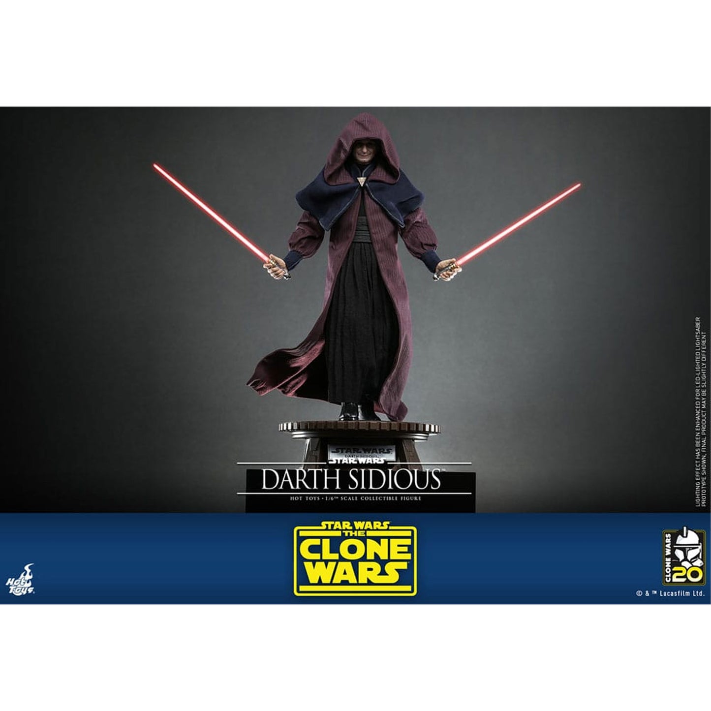 Star Wars: The Clone Wars 1/6 Darth Sidious -Action Figure