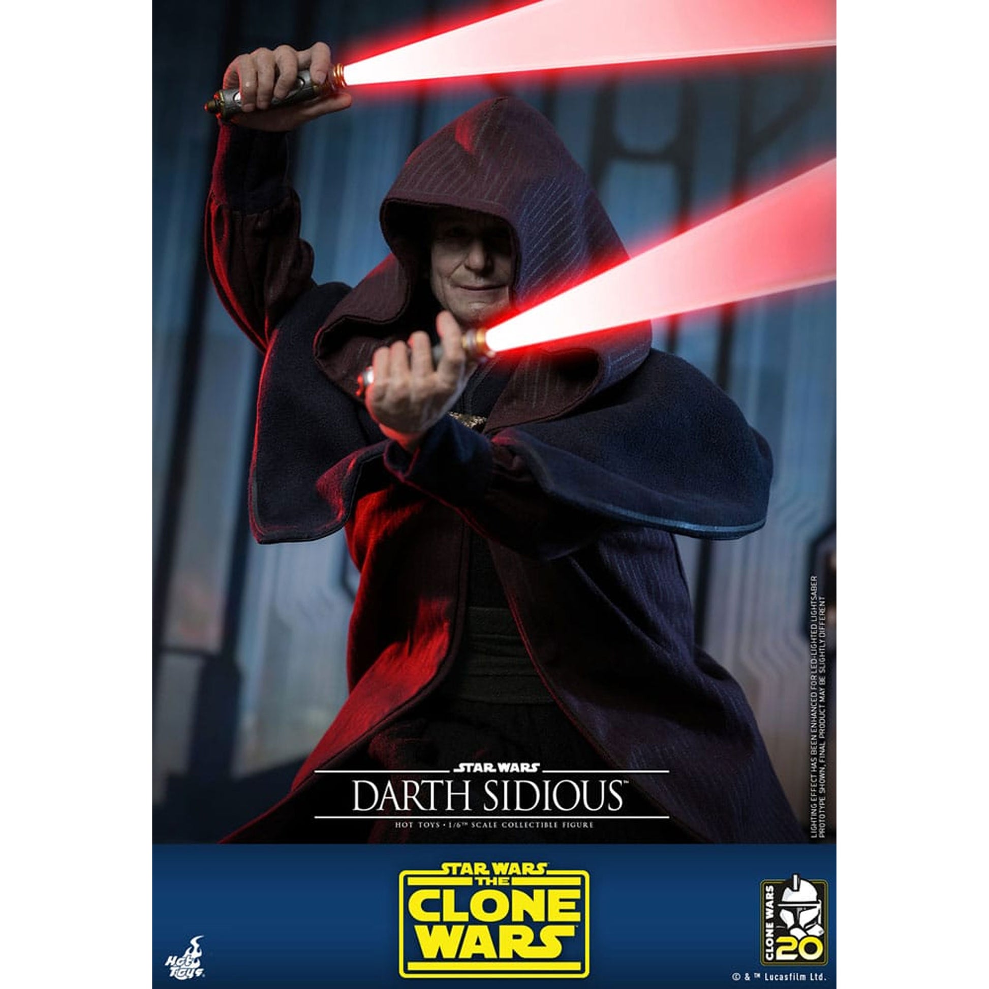 Star Wars: The Clone Wars 1/6 Darth Sidious -Action Figure