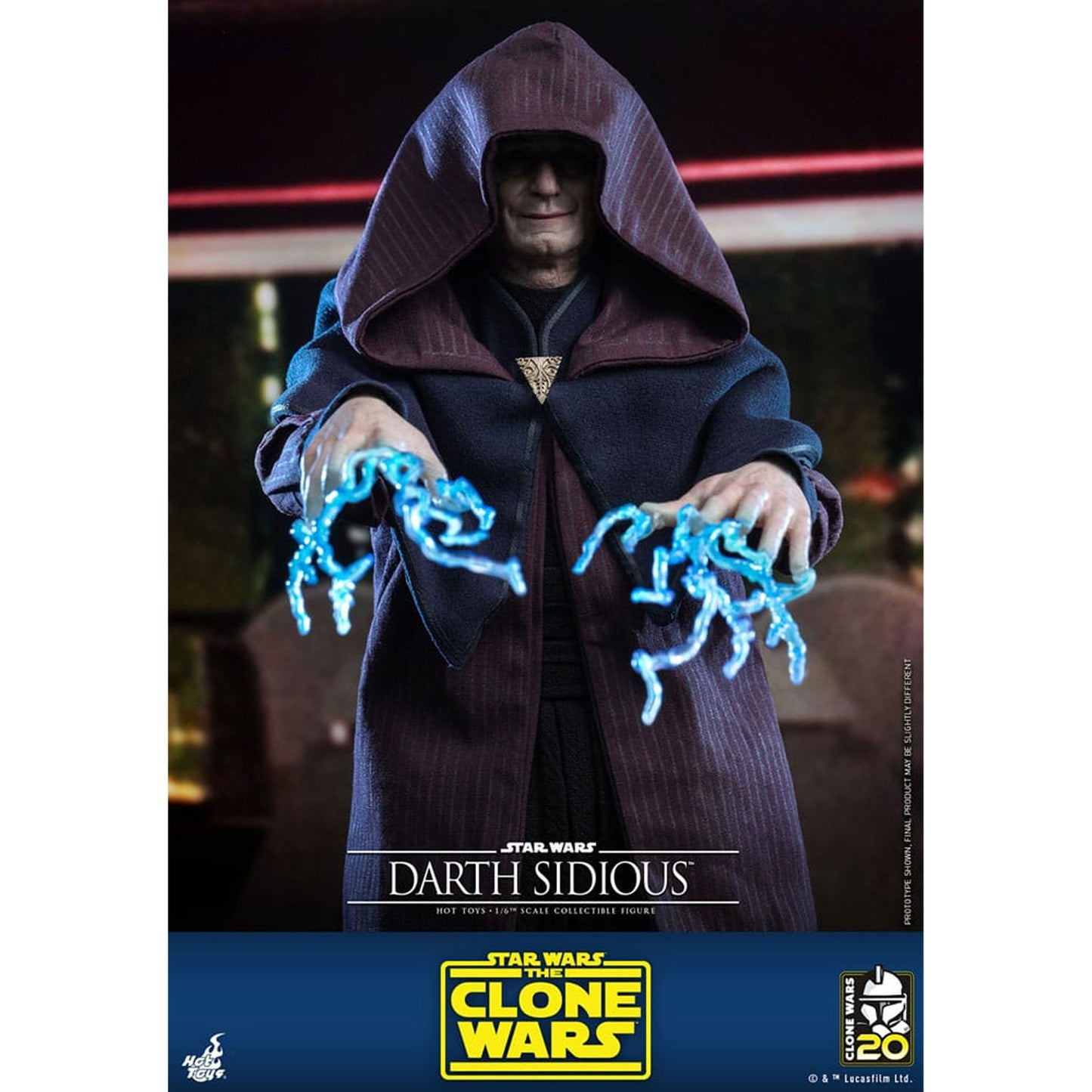 Star Wars: The Clone Wars 1/6 Darth Sidious -Action Figure