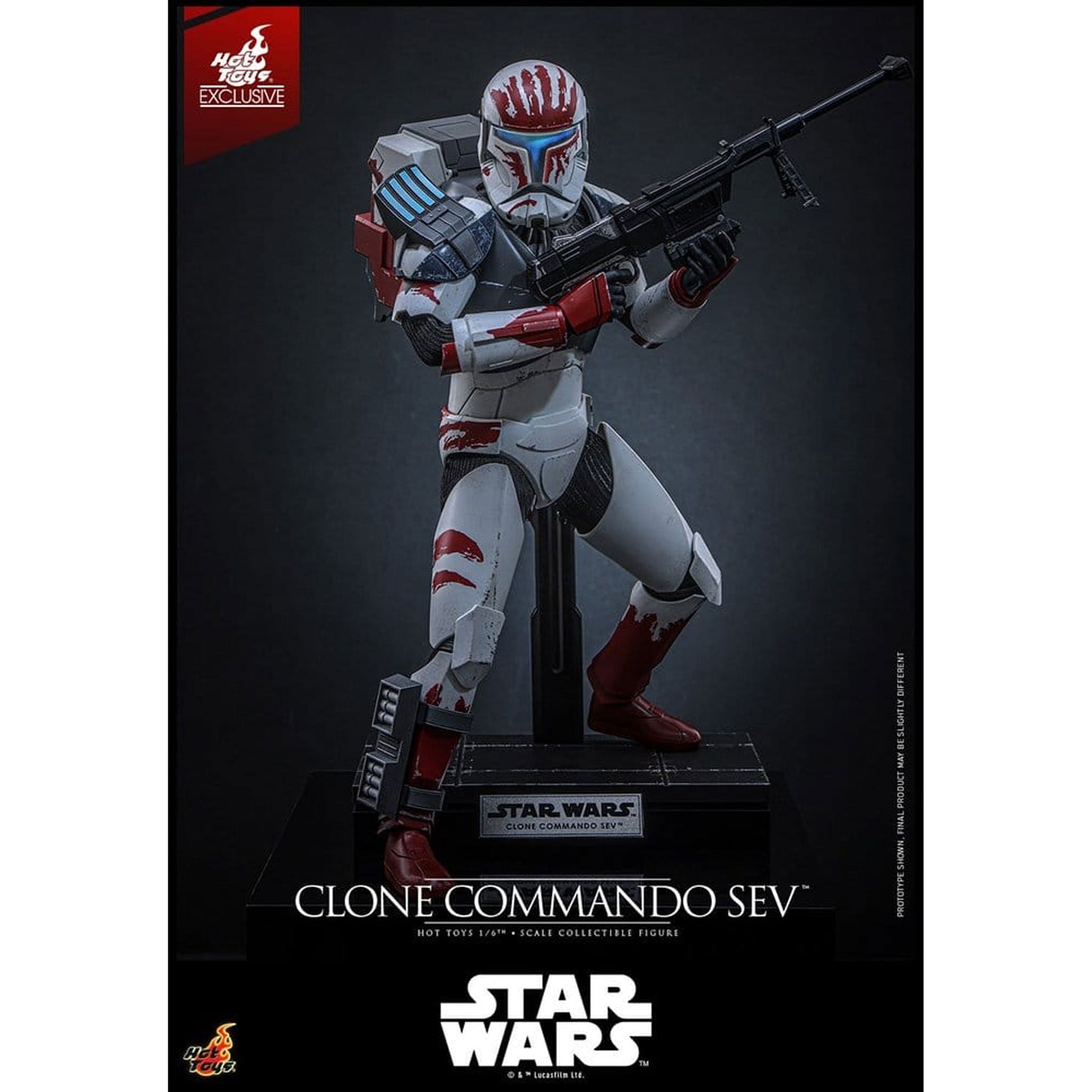 Star Wars: The Clone Wars Television Masterpiece 1/6 Clone Commando Sev (Hot Toys Exclusive) -Action Figure