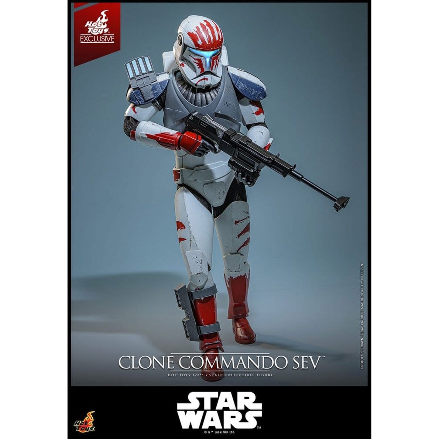 Star Wars: The Clone Wars Television Masterpiece 1/6 Clone Commando Sev (Hot Toys Exclusive) -Action Figure