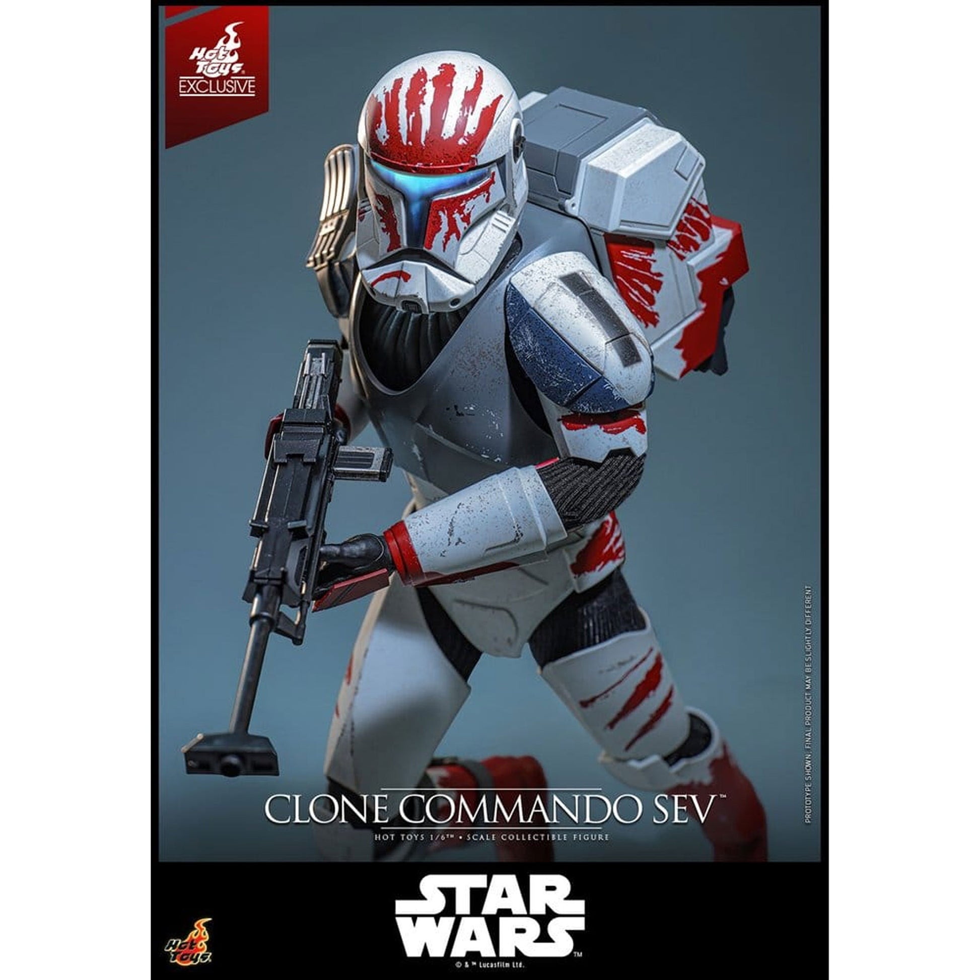 Star Wars: The Clone Wars Television Masterpiece 1/6 Clone Commando Sev (Hot Toys Exclusive) -Action Figure