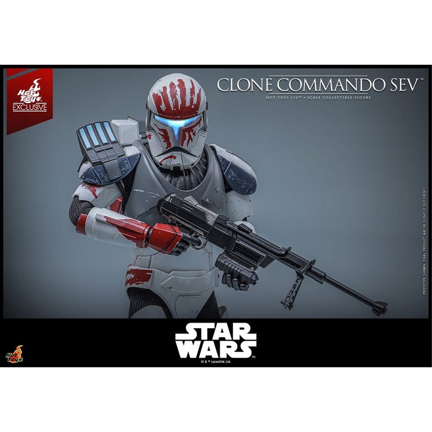 Star Wars: The Clone Wars Television Masterpiece 1/6 Clone Commando Sev (Hot Toys Exclusive) -Action Figure
