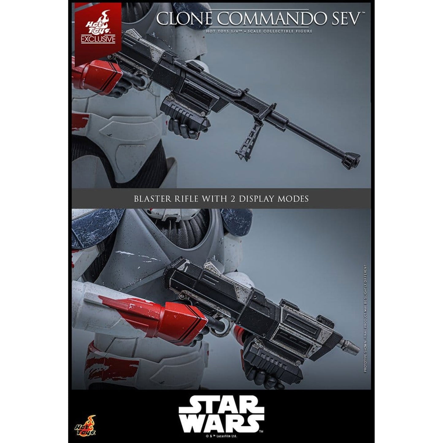 Star Wars: The Clone Wars Television Masterpiece 1/6 Clone Commando Sev (Hot Toys Exclusive) -Action Figure