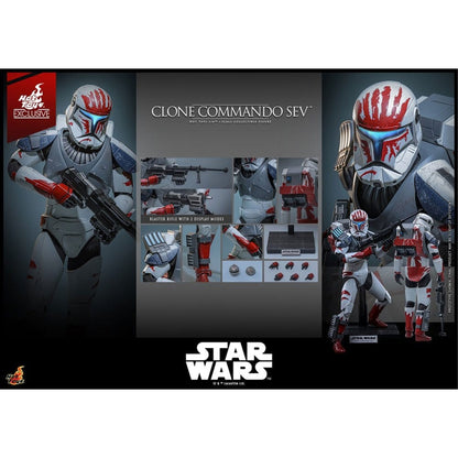 Star Wars: The Clone Wars Television Masterpiece 1/6 Clone Commando Sev (Hot Toys Exclusive) -Action Figure