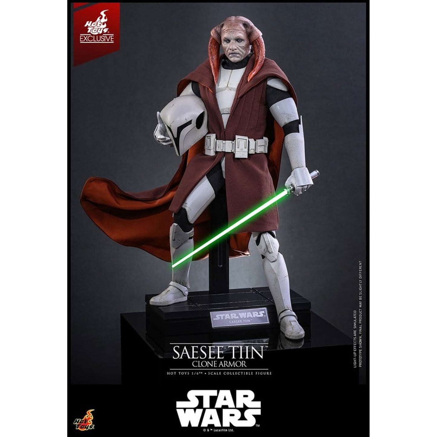 Star Wars: The Clone Wars Television Masterpiece 1/6 Saesee Tiin (Clone Armor) (Hot Toys Exclusive) -Action Figure