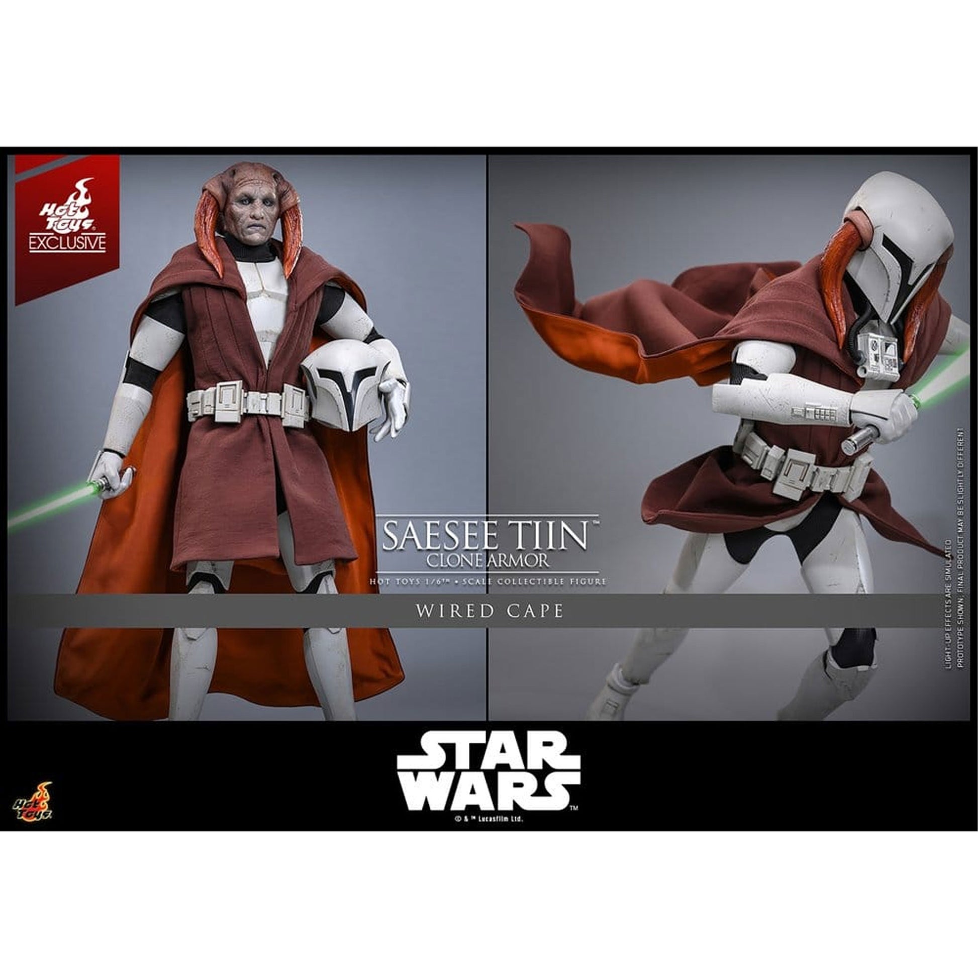 Star Wars: The Clone Wars Television Masterpiece 1/6 Saesee Tiin (Clone Armor) (Hot Toys Exclusive) -Action Figure