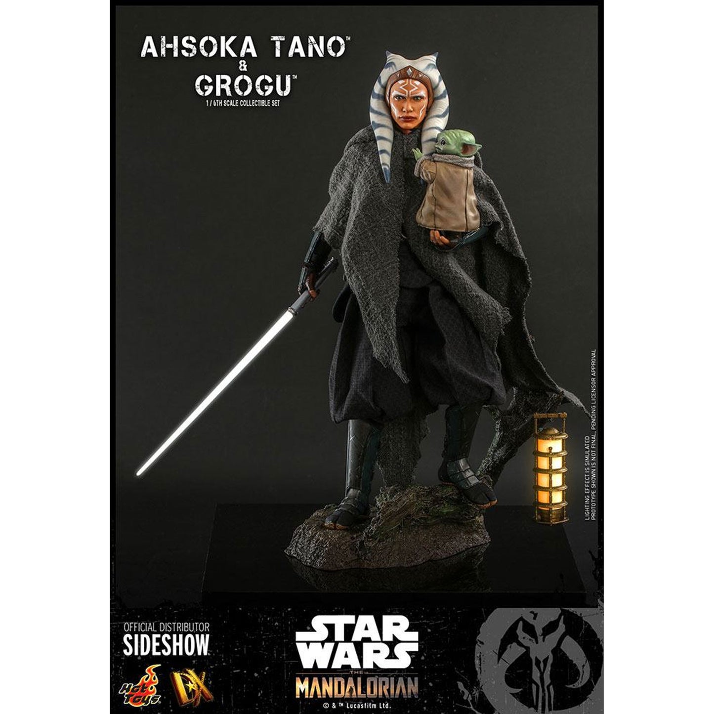 Star Wars The Mandalorian 2-Pack 1/6 Ahsoka Tano & Grogu