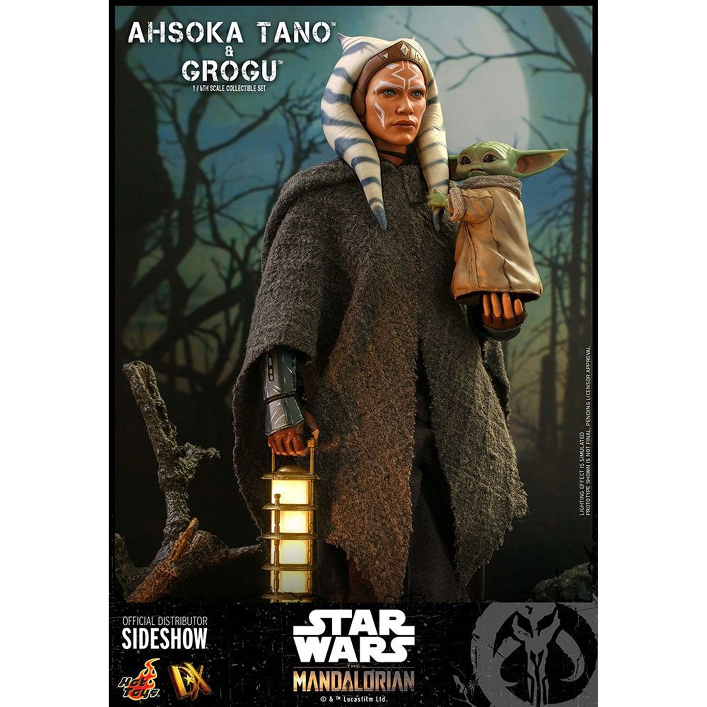 Star Wars The Mandalorian 2-Pack 1/6 Ahsoka Tano & Grogu