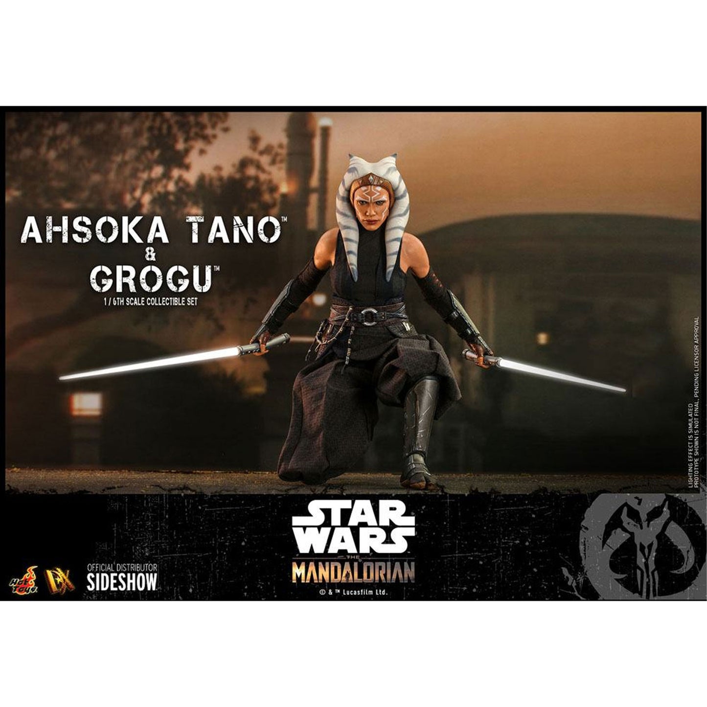 Star Wars The Mandalorian 2-Pack 1/6 Ahsoka Tano & Grogu