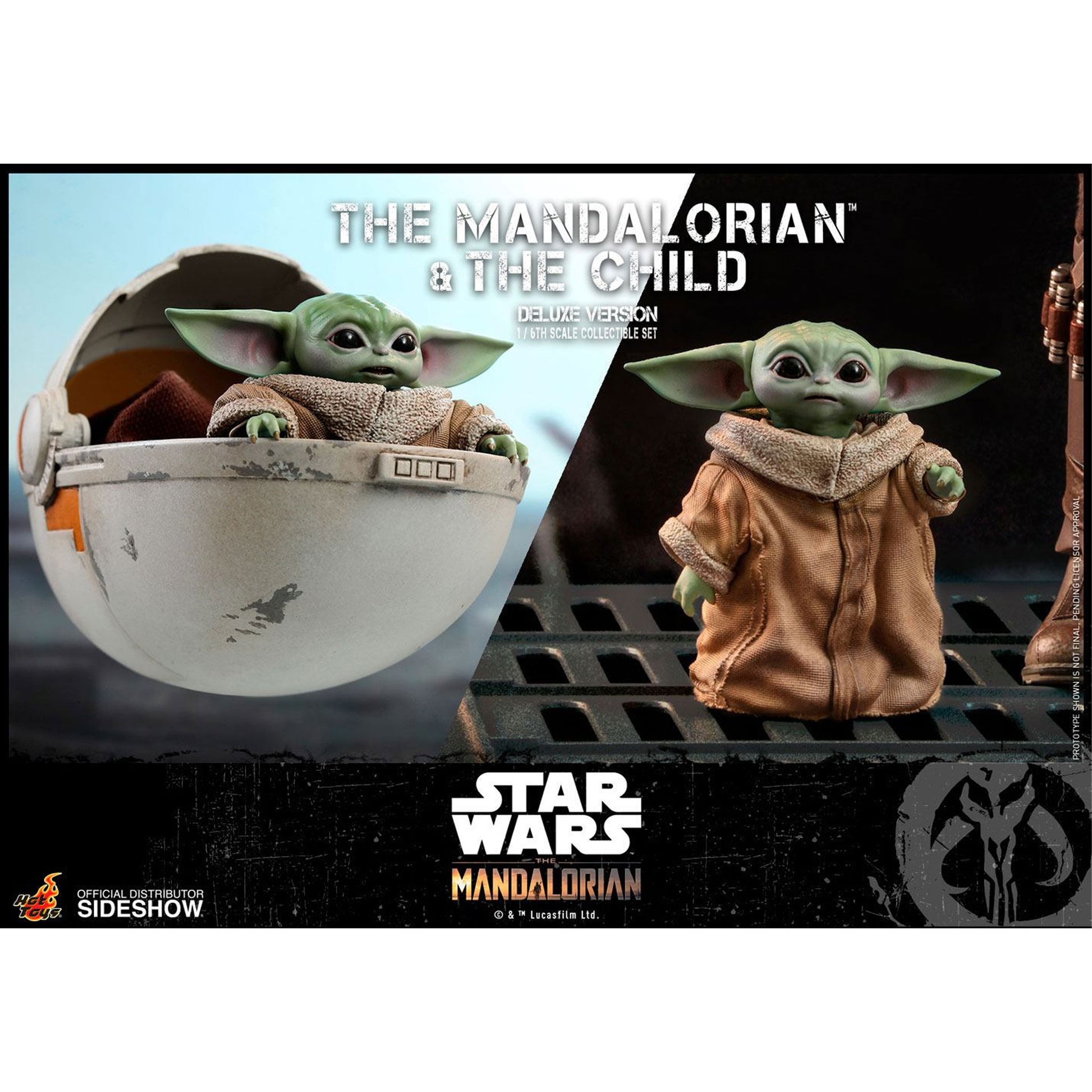 Star Wars The Mandalorian 2-Pack 1/6 The Mandalorian & The Child Deluxe -Action Figure