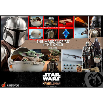 Star Wars The Mandalorian 2-Pack 1/6 The Mandalorian & The Child Deluxe -Action Figure