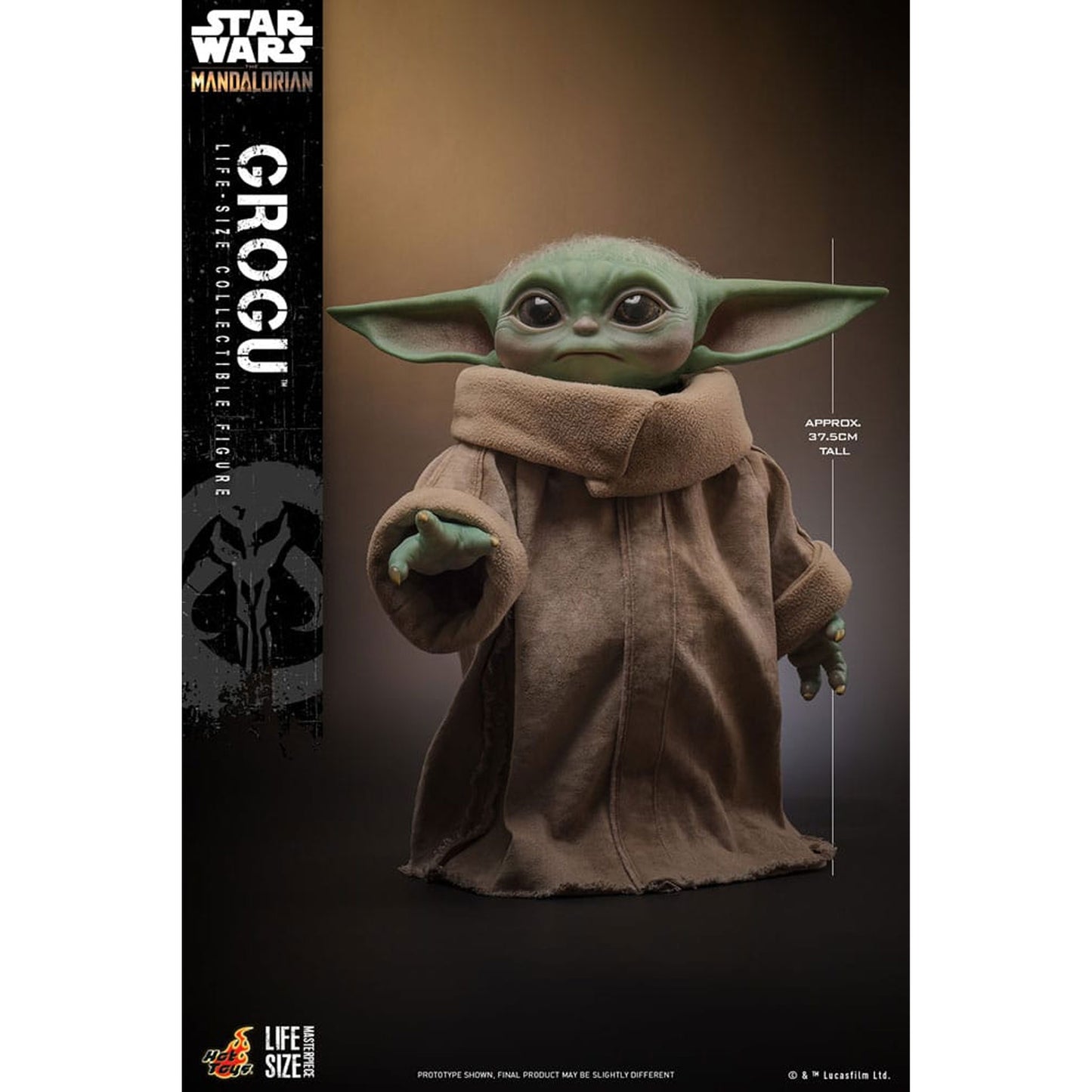 Star Wars: The Mandalorian Life-Size Masterpiece Action Figure Grogu