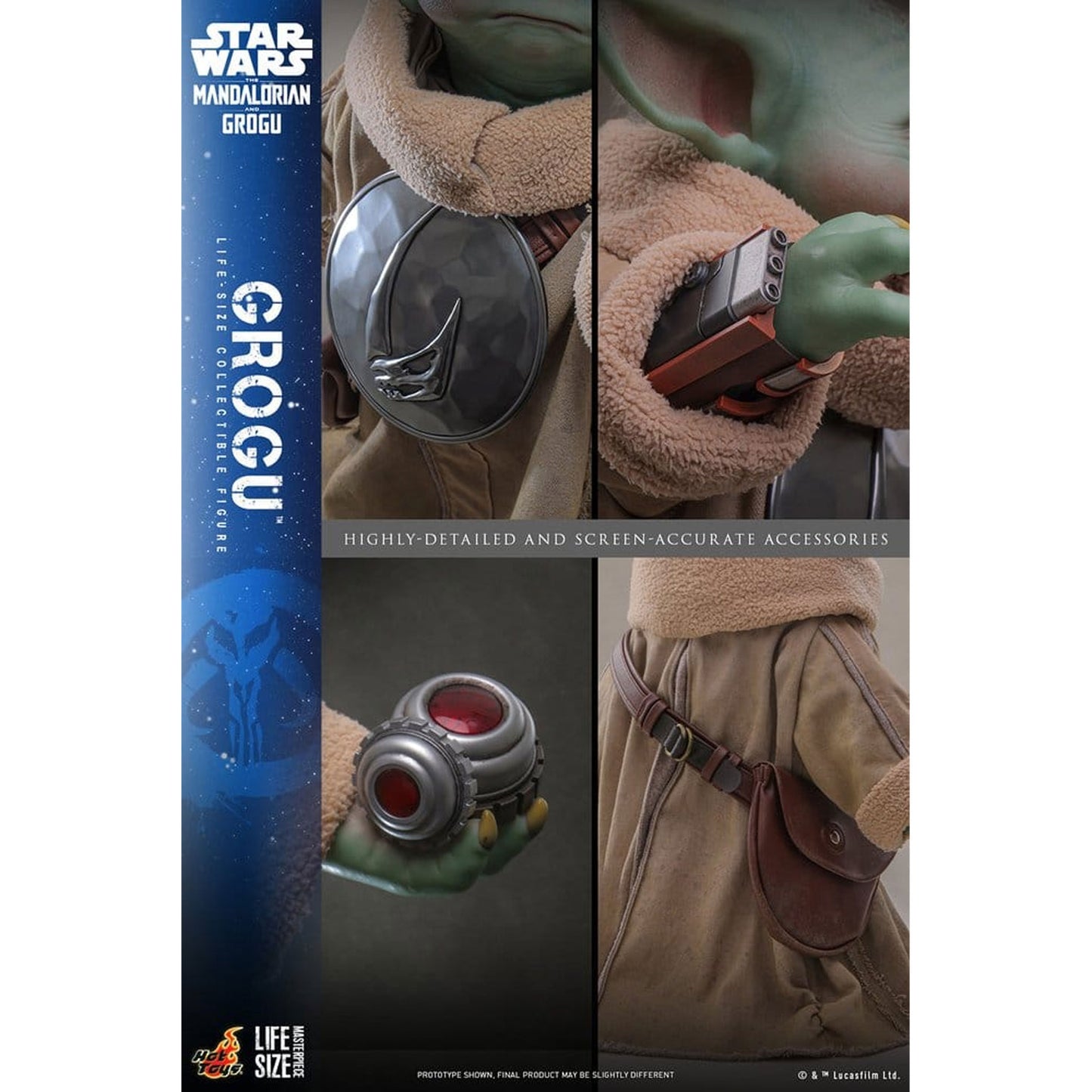 Star Wars: The Mandalorian & Grogu Life-Size Grogu -Action Figure