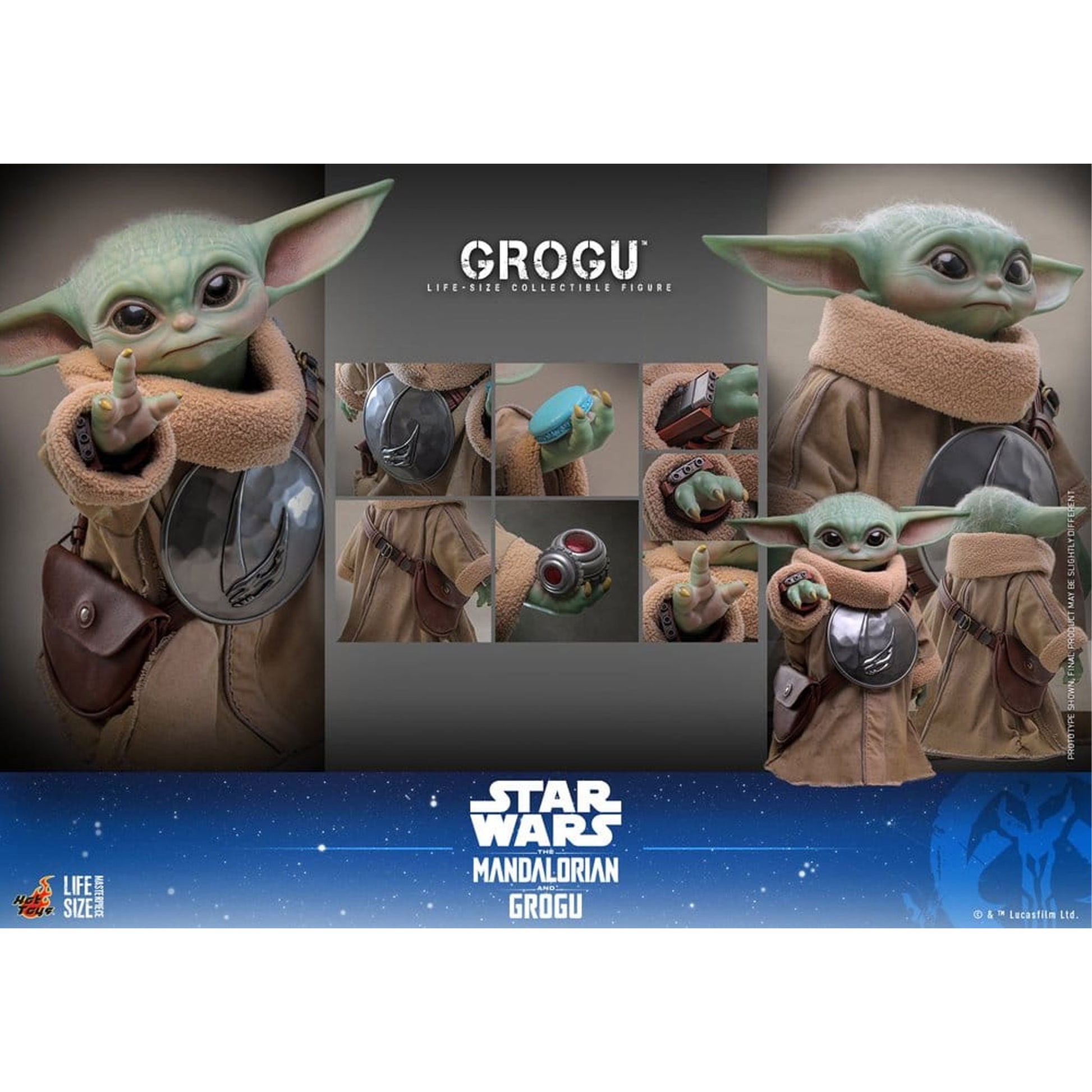 Star Wars: The Mandalorian & Grogu Life-Size Grogu -Action Figure