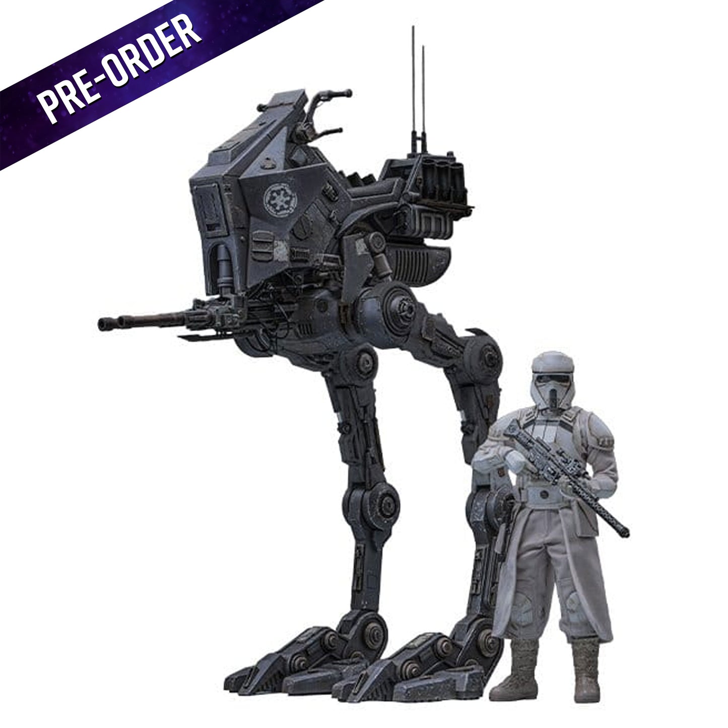 Star Wars: The Mandalorian & Grogu Movie Masterpiece Set 1/6 Imperial Remnant AT-RT Driver & AT-RT -Action Figure