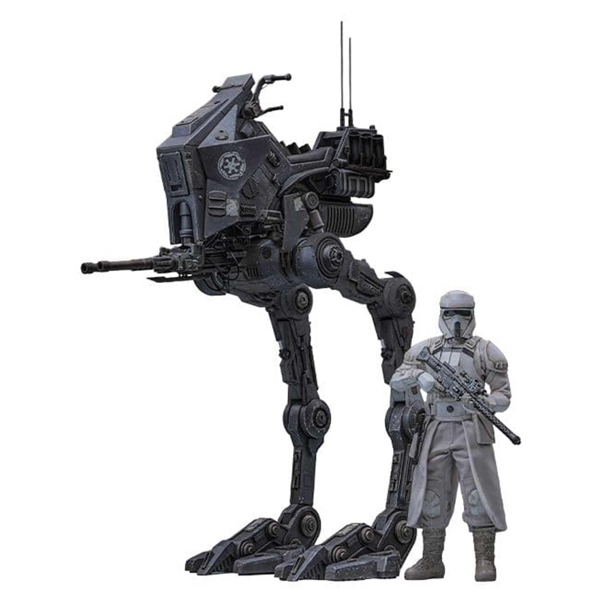 Star Wars: The Mandalorian & Grogu Movie Masterpiece Set 1/6 Imperial Remnant AT-RT Driver & AT-RT -Action Figure