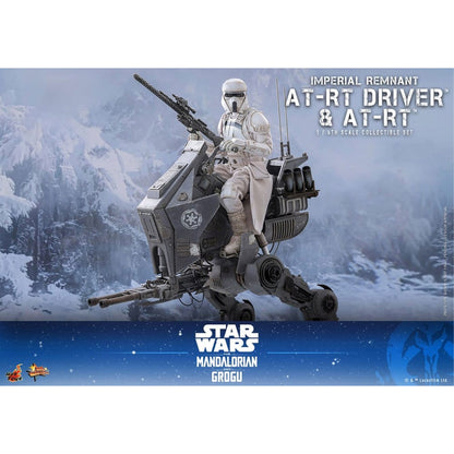Star Wars: The Mandalorian & Grogu Movie Masterpiece Set 1/6 Imperial Remnant AT-RT Driver & AT-RT -Action Figure
