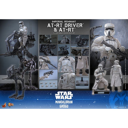 Star Wars: The Mandalorian & Grogu Movie Masterpiece Set 1/6 Imperial Remnant AT-RT Driver & AT-RT -Action Figure