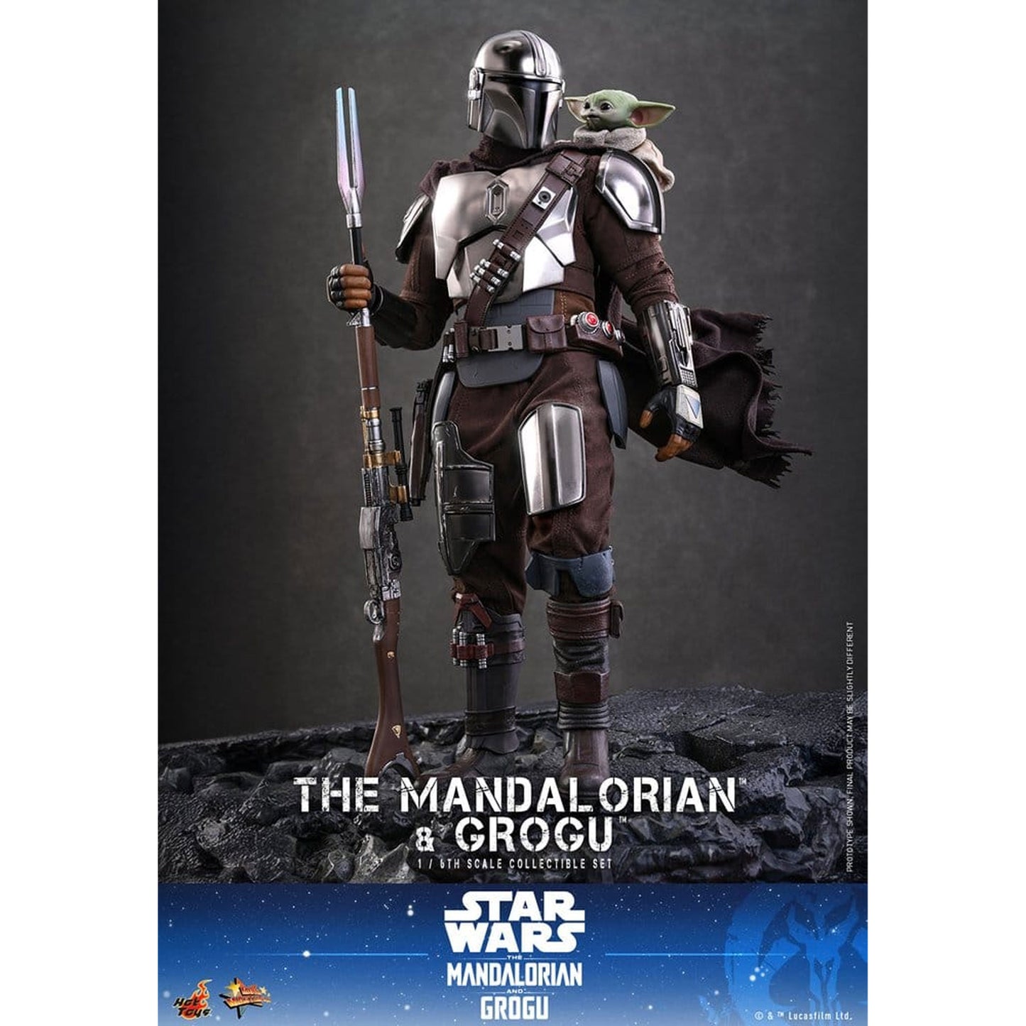 Star Wars: The Mandalorian & Grogu Movie Masterpiece 1/6 The Mandalorian and Grogu -Action Figure