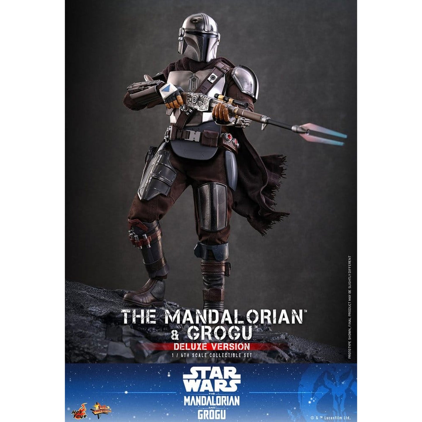 Star Wars: The Mandalorian & Grogu Movie Masterpiece 1/6 The Mandalorian and Grogu (Deluxe Version) -Action Figure