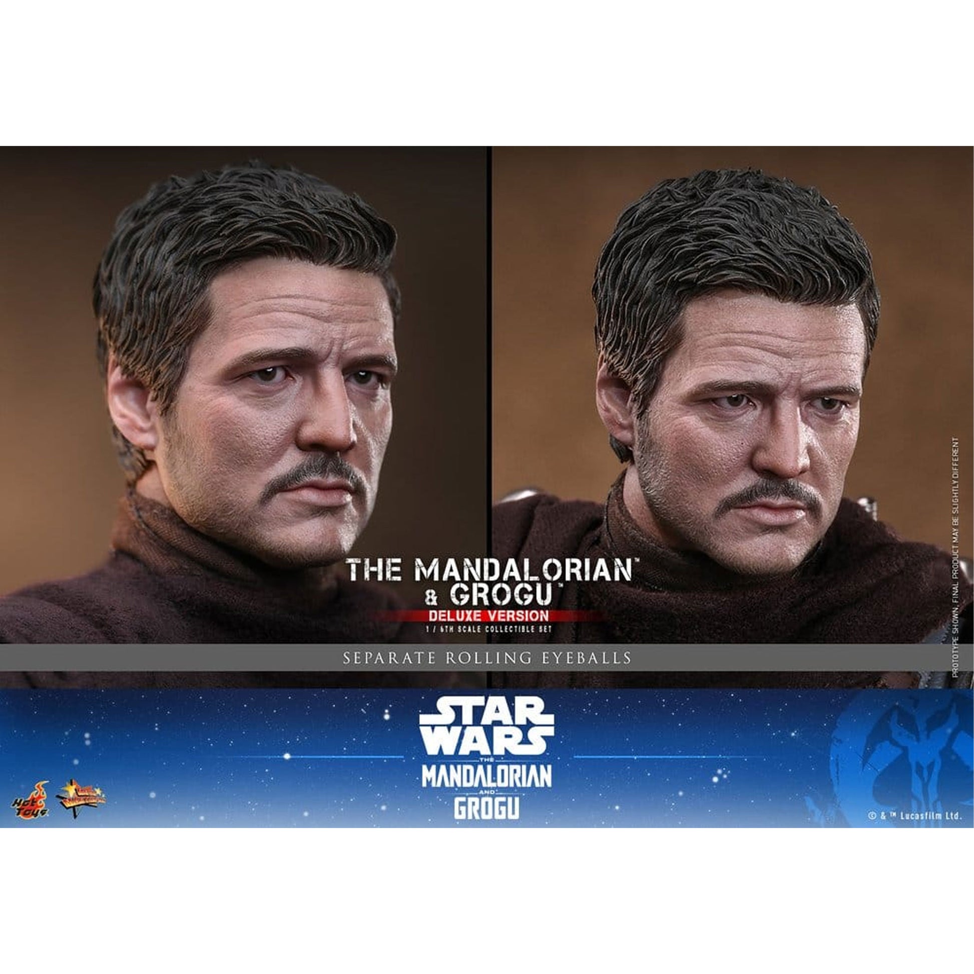 Star Wars: The Mandalorian & Grogu Movie Masterpiece 1/6 The Mandalorian and Grogu (Deluxe Version) -Action Figure