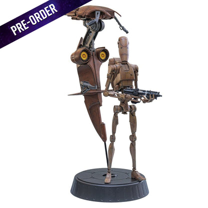 Star Wars: The Phantom Menace Movie Masterpiece 1/6 Battle Droid & STAP -Action Figure Set