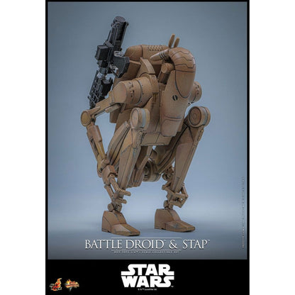 Star Wars: The Phantom Menace Movie Masterpiece 1/6 Battle Droid & STAP -Action Figure Set