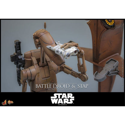 Star Wars: The Phantom Menace Movie Masterpiece 1/6 Battle Droid & STAP -Action Figure Set