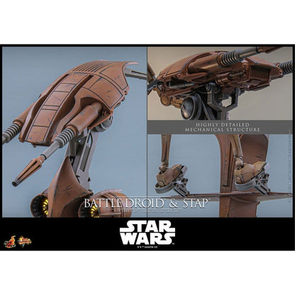 Star Wars: The Phantom Menace Movie Masterpiece 1/6 Battle Droid & STAP -Action Figure Set
