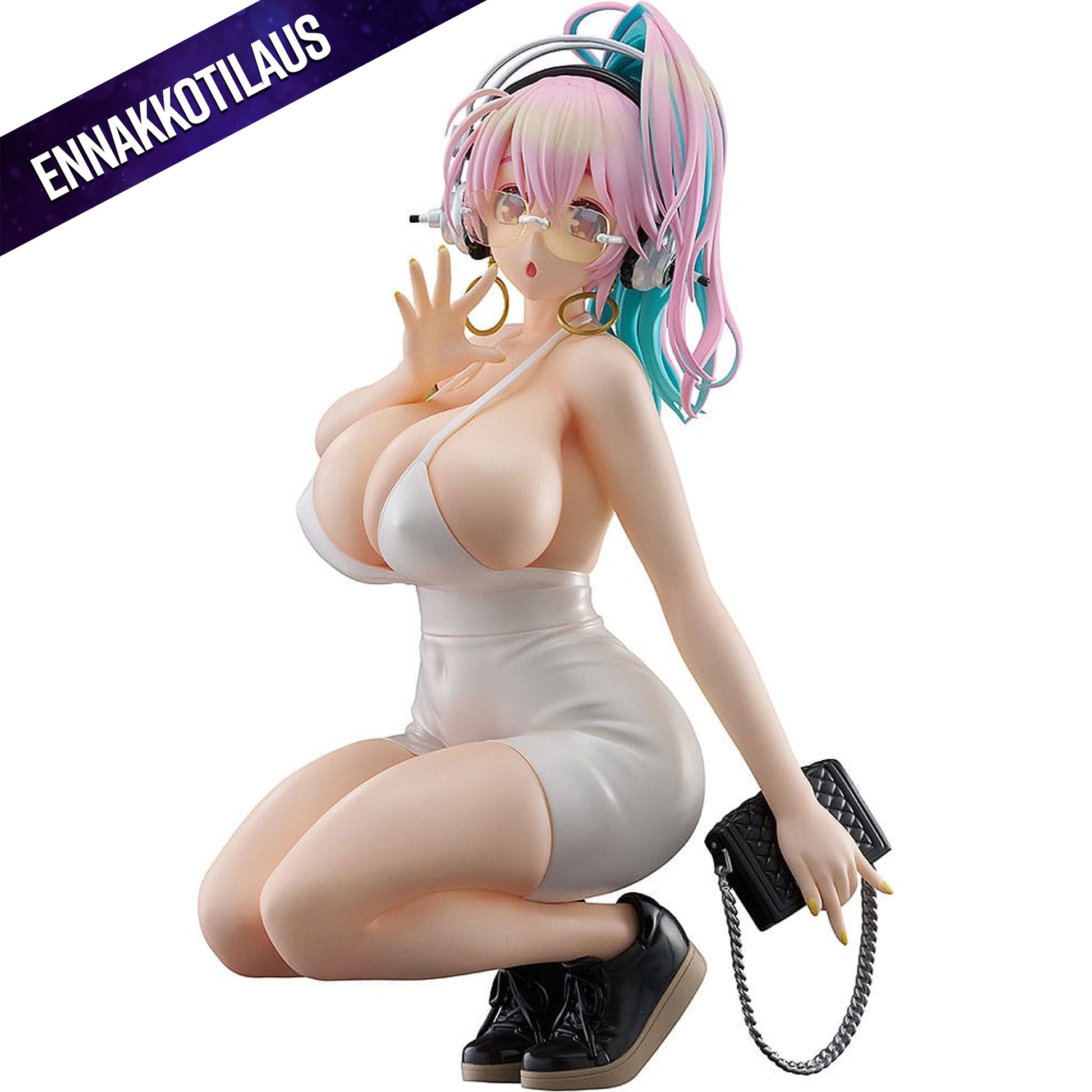 Super Sonico Pop Up Parade Super Sonico: 15th Mini Dress Ver. L Size -Figuuri
