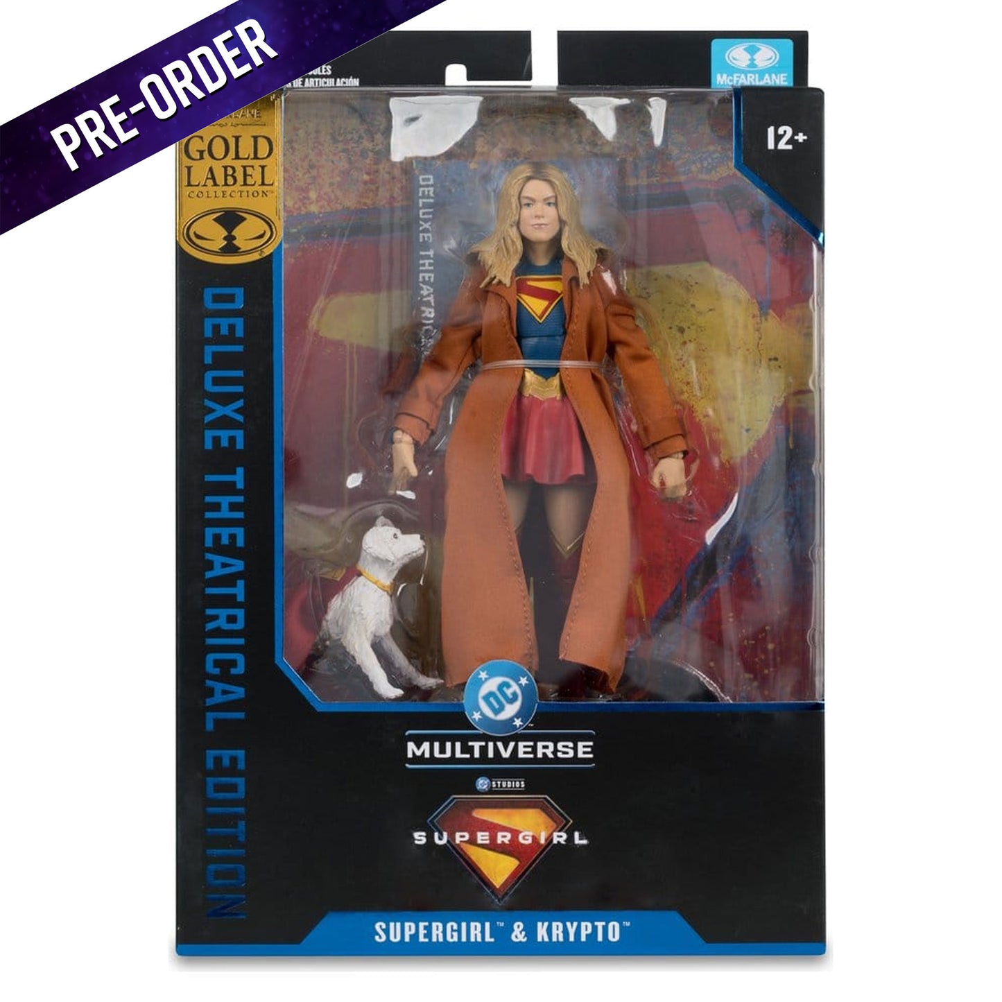 Supergirl (2026) DC Theatrical Deluxe Edition Supergirl & Krypto (Gold Label) -Action Figure