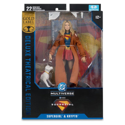 Supergirl (2026) DC Theatrical Deluxe Edition Supergirl & Krypto (Gold Label) -actionfigur