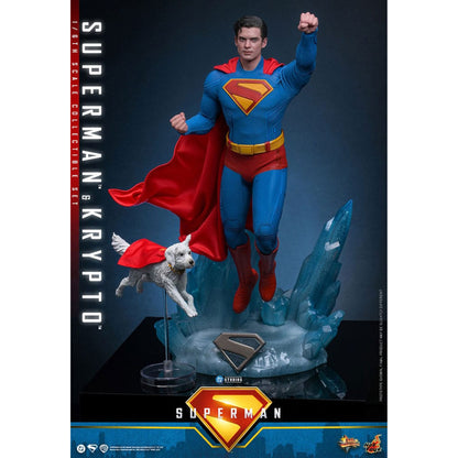 Superman (2025) Movie Masterpiece 1/6 Superman & Krypto -Action Figuuri