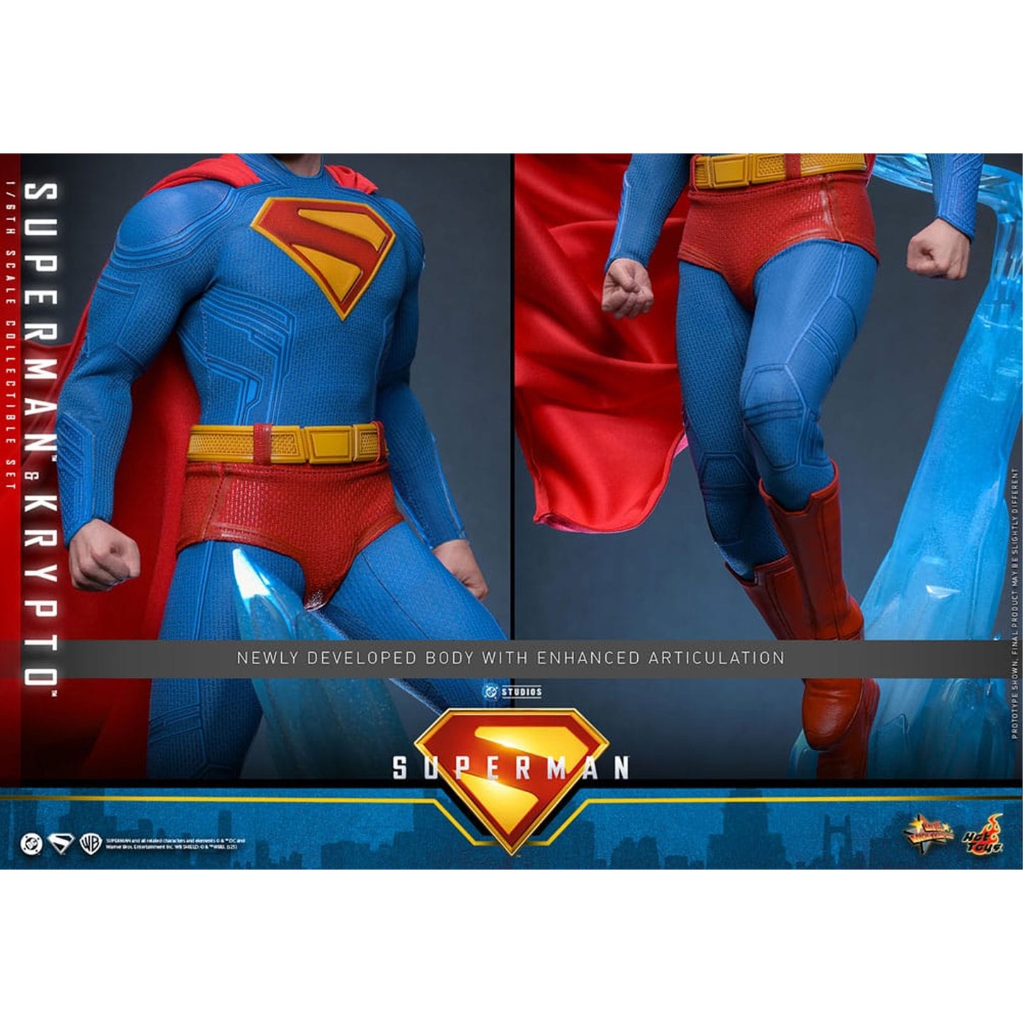 Superman (2025) Movie Masterpiece Action Figure 1/6 Superman & Krypto