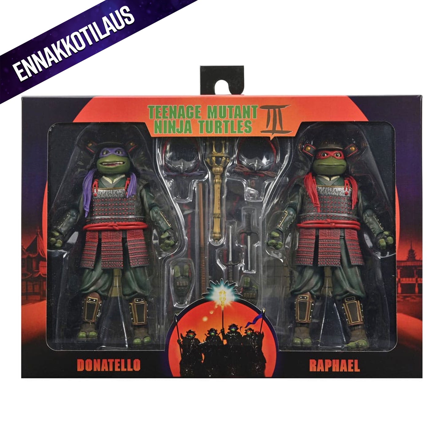 Teenage Mutant Ninja Turtles III Action Figure 2-Pack Donatello & Raphael