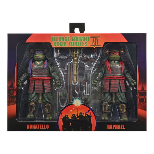 Teenage Mutant Ninja Turtles III 2-Pack Donatello & Raphael -Action Figuuri