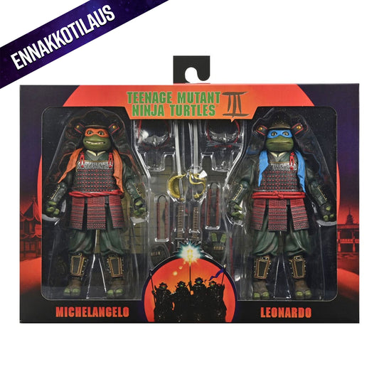 Teenage Mutant Ninja Turtles III Action Figure 2-Pack Leonardo & Michelangelo