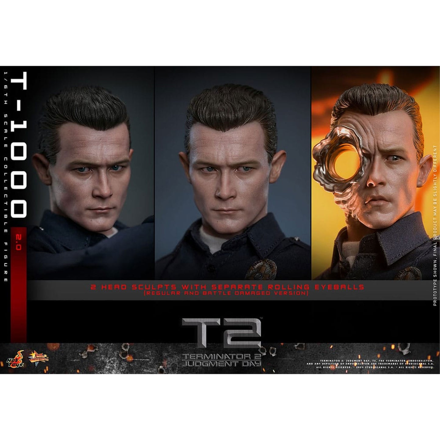 Terminator 2 Movie Masterpiece 1/6 T-1000 (2.0)