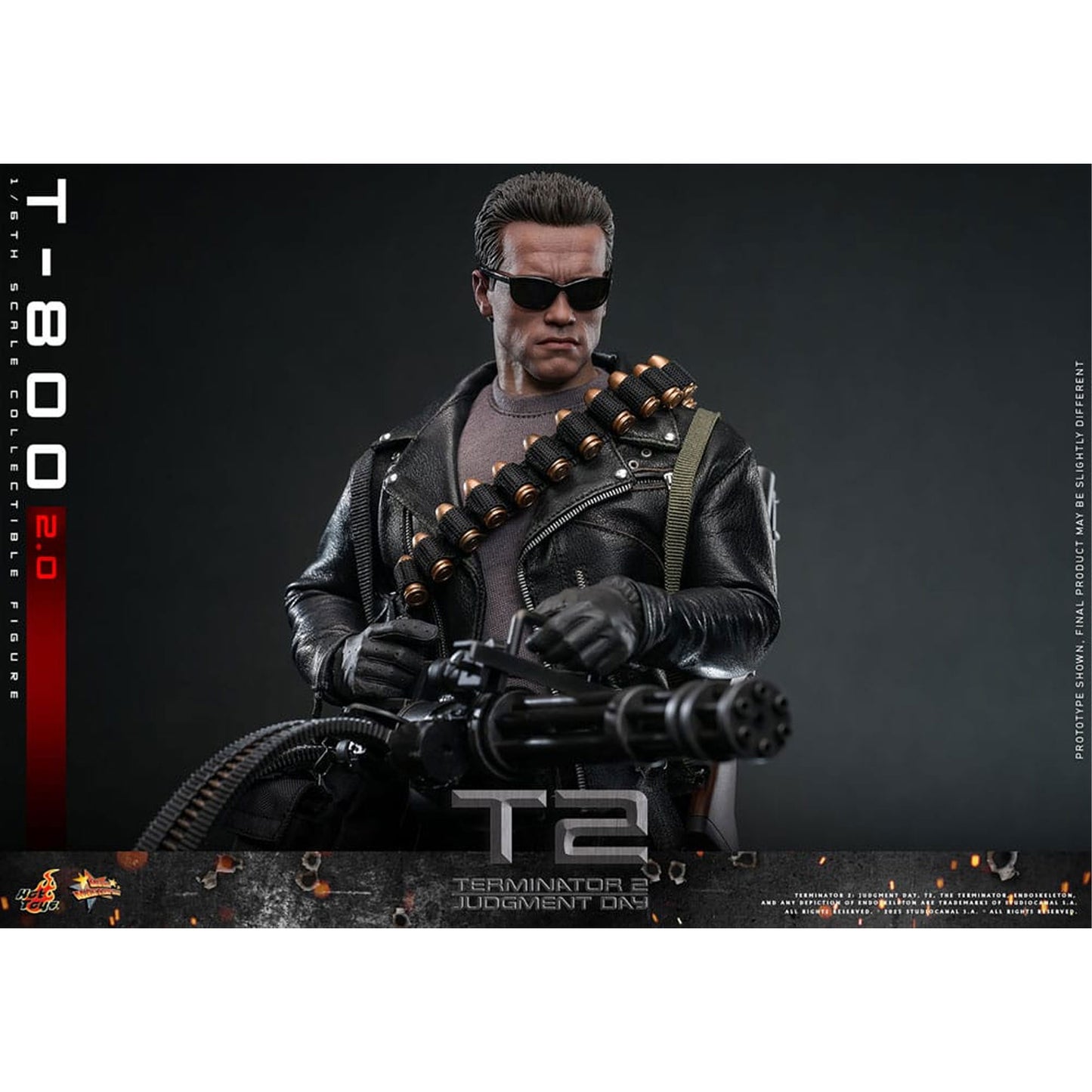 Terminator 2 Movie Masterpiece Action Figure 1/6 T-800 2.0